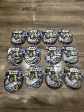 Rare 2010 Mighty Beanz Star Wars Clone Wars Lot Of 12 Sealed Look