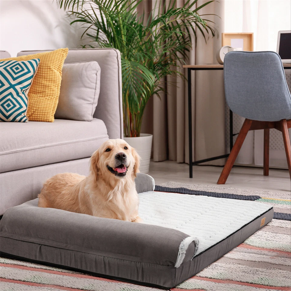 Extra Large Pet Dog Calming Bed Memory Foam Orthopedic Sofa Soft Removable Cover - image 3 of 4