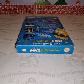 THE SIMPSONS BART VS SPACE MUTANTS NINTENDO NES 8 BIT PAL A CIB ITALIANO MATTEL
