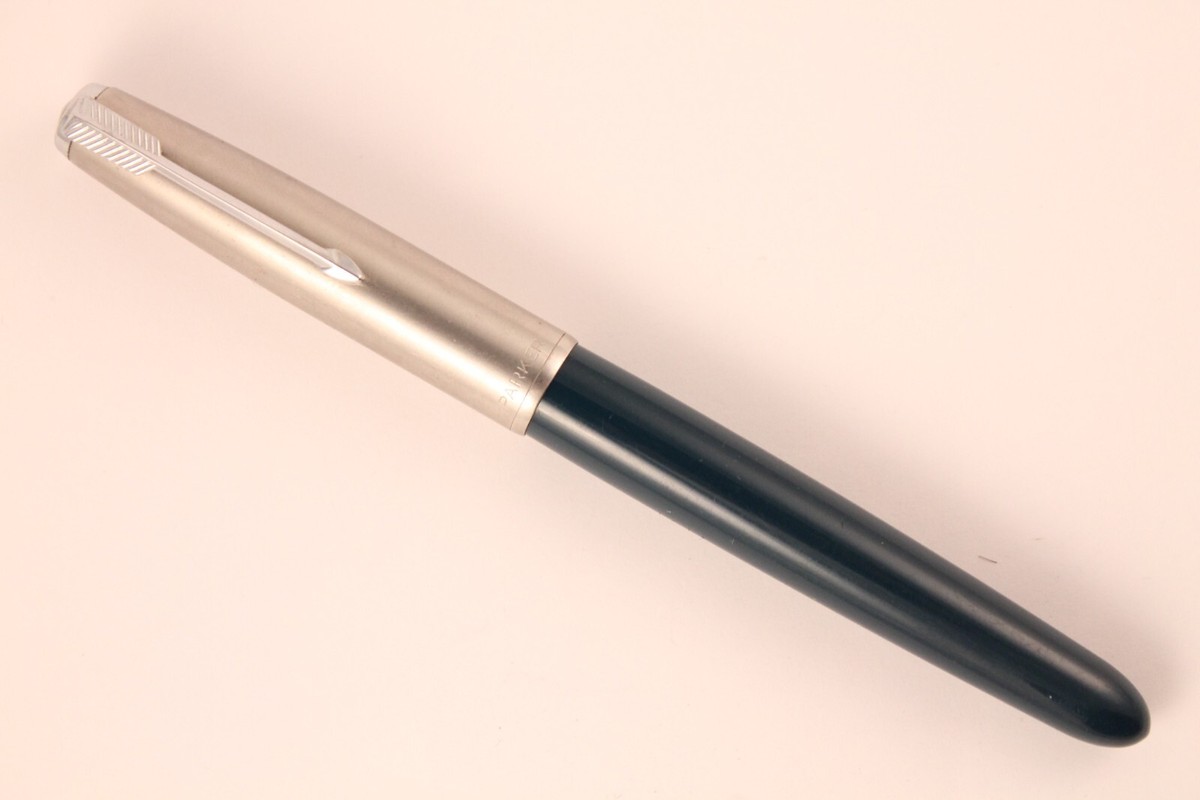 筆記具 Vintage Parker 51 Vintage Parker 51 Silver Jewel Special Fountain Pen | eBay