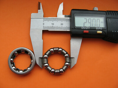 2 x Kugelringe Kugellager Kugelhalter THUN BSA 1/4'' 29 mm 8 Kugeln BSA Tretlager