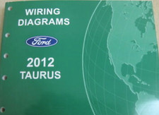 Ford Taurus 2012 diagrama de cableado eléctrico solución de problemas manual de taller tracción trasera 2012