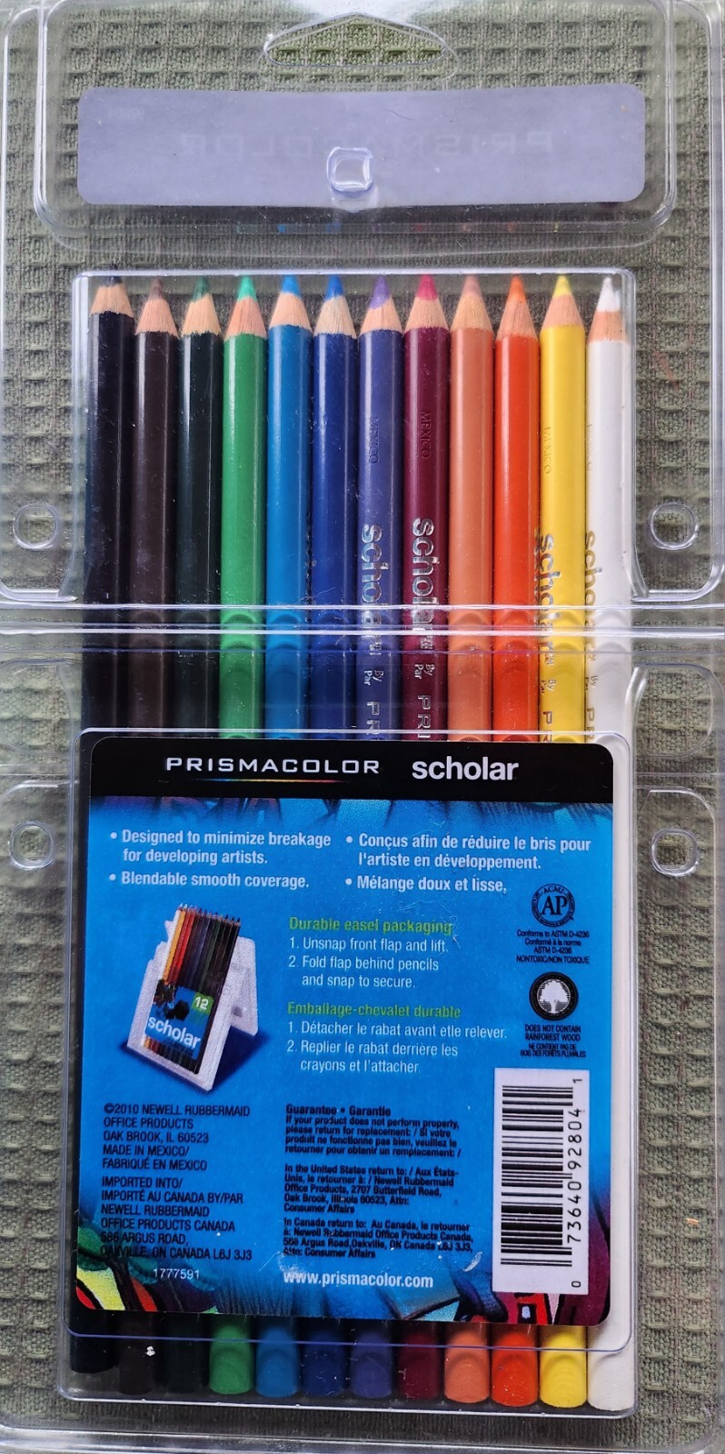 Prismacolor Scholar Colored Pencils 12-Count Art pencils 92804 Sealed