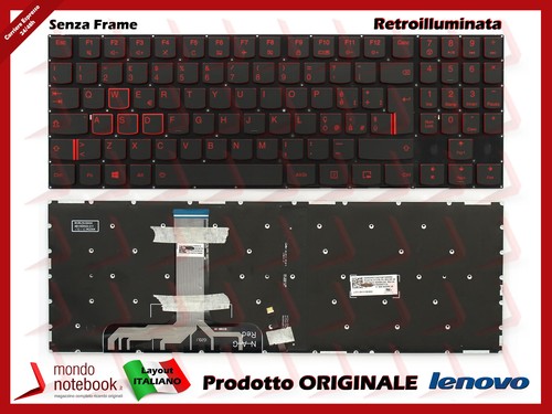 Clavier Lenovo Legion Y530-15ICH Espagnol – Rétro-éclairé Blanc – Neuf TEC50