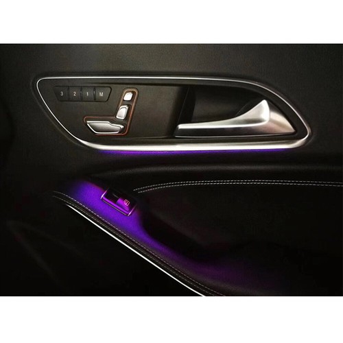 For Mercedes-Benz CLA W117 12 Colors Air Vent Ambient Light Atmosphere Lamp Trim - Afbeelding 8 van 15
