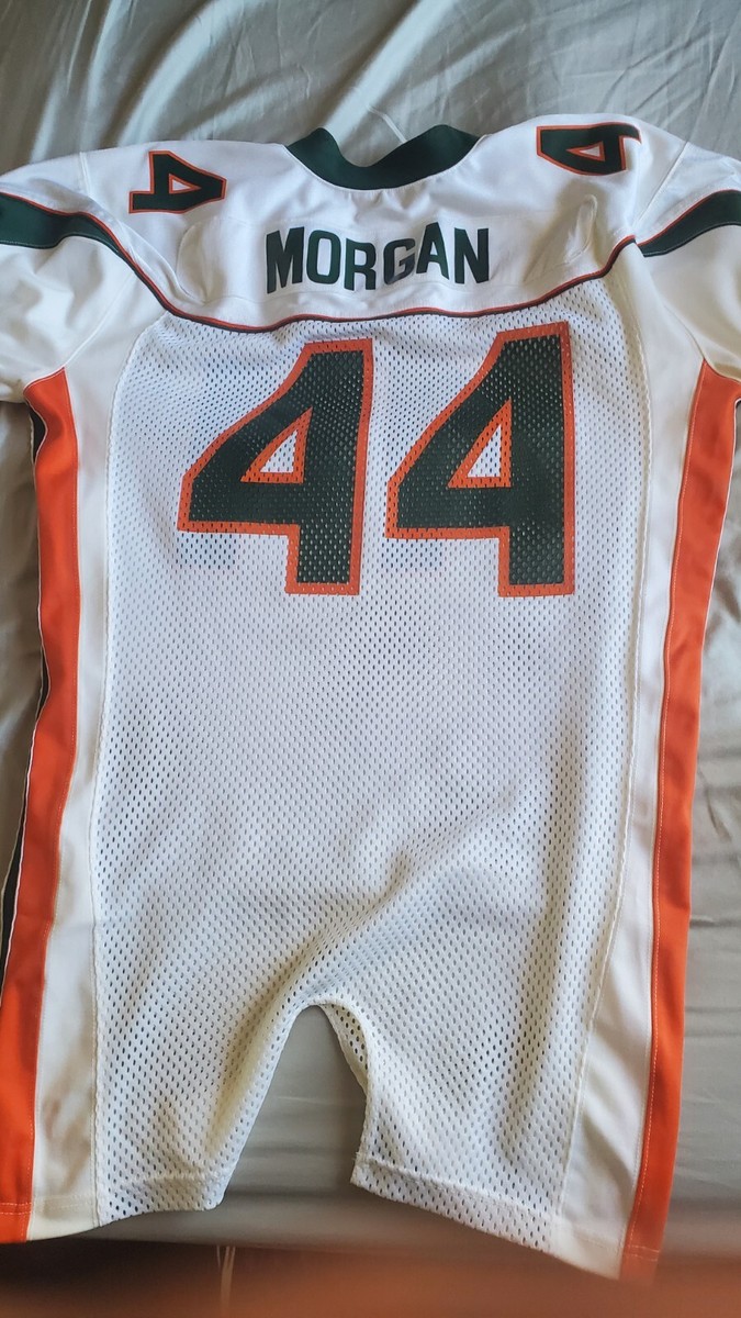 Nike Miami Hurricanes Game Worn Jersey #44 Dan Morgan Size 50. | eBay
