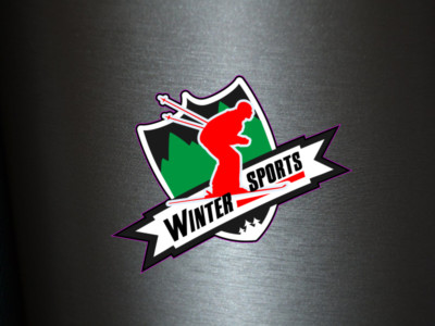 1 x Aufkleber Winter Sport Ski Skiing Wald Extrem Stickers FBI Fun Gag Tuning