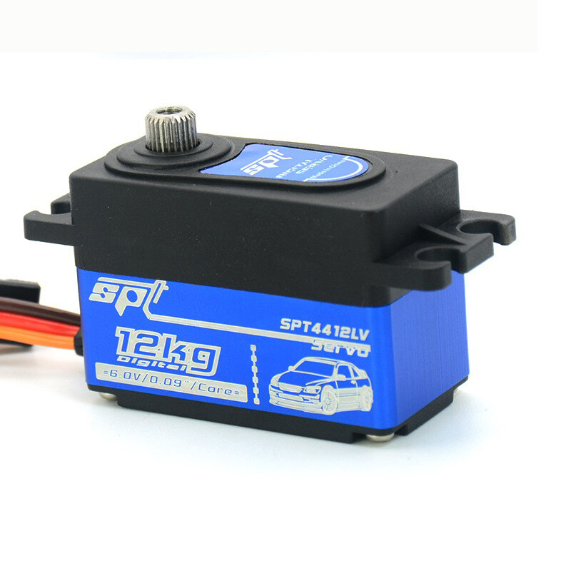 For SPT4412LV 12KG Digital Steering Servo Large Torque Metal Gear PART RC Car