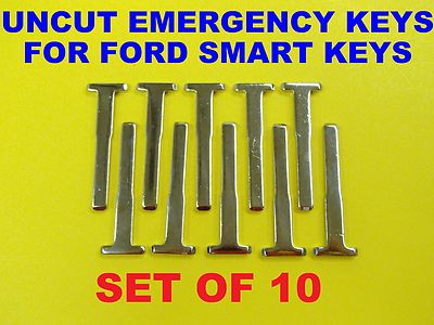  New Lot Set Of 10 UNCUT Proximity Smart Remote Emergency Keys 4212475 164-R804