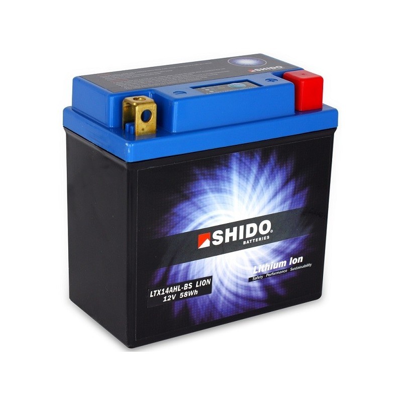 HONDA XRV 750 Africa Twin 93>03 Shido Lithium ION Battery LTX14AHL HONDA XRV 750 Africa Twin 93>03 Shido Lithium ION Battery LTX14AHL