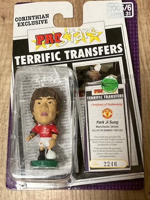268★サッカー★park ji sung★prostars★フィギュア Corinthian Prostars Figure Terrific Transfers, Nakata, Nakayama