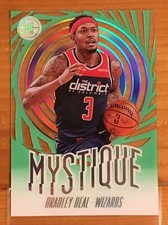2019-20 Illusions BRADLEY BEAL Green Emerald Mystique Clear Acetate - Wizards