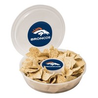 Nfl Denver Broncos Plastic Chip And Dip Container, 14-inch, Clear, New, Free Shi on sale Nfl Denver Broncos Plastic Chip And Dip Container, 14-inch, Clear, New, Free Shi on sale