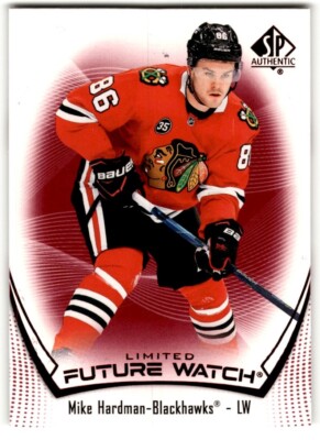 Mike Hardman 2021-22 SP Authentic Limited Red Future Watch Rookie #125 Chicago