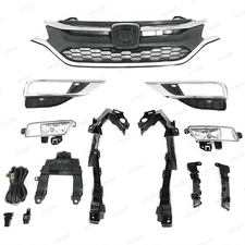 For CRV 2015-16 Grille/Grill/Fog lights/Bumper Brackets/Headlight Stay Retainer