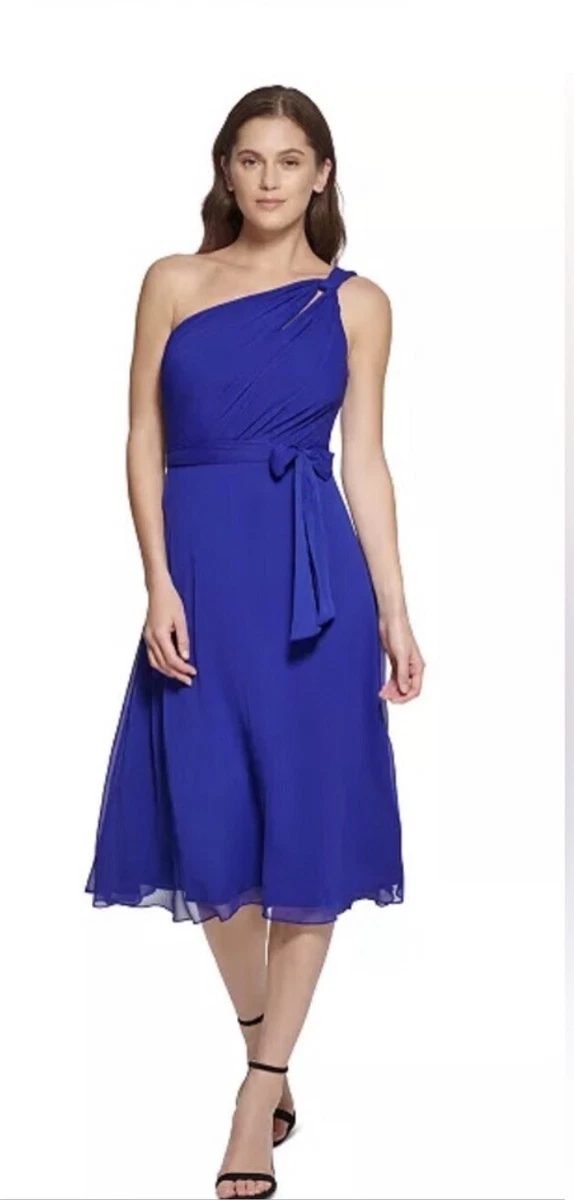 Dkny royal sales blue dress