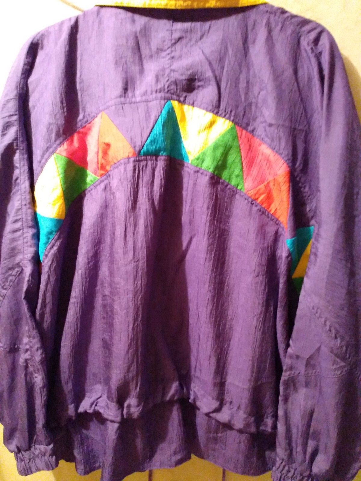 Vintage Active Code Windbreaker Jacket multi-colo… - image 9