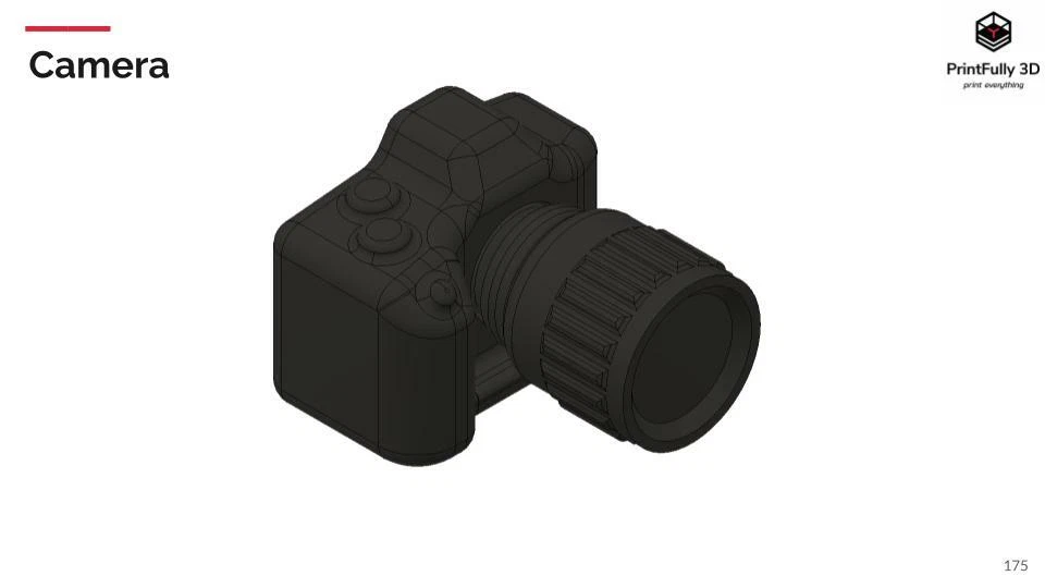 PrintFully3D Escala 1/10 Cámara Impresa en 3D Crawler Accesorios Prueba Foto 3 de 4