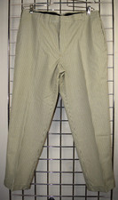 Vintage Levis Pants 35 x 27 70s Sta Prest Slacks Green Gingham Check