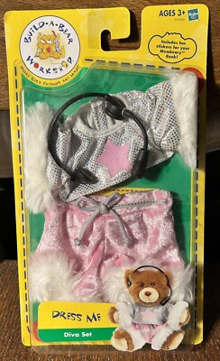 Build-A-Bear DRESS ME Diva Set New In package Fits 7  MINI Plush Ages 3+