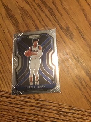 Tyrell Card Model Tyrell Terry 2020-21 Panini Prizm Base Rookie Card RC #259 Dallas ...