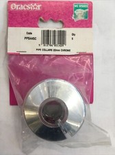 22mm chrome pipe covers Pk5