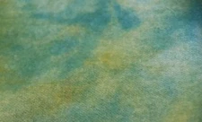 Turquoise Spot HAND DYED RUG HOOKING WOOL Dyed  over blue 1/8 yard 