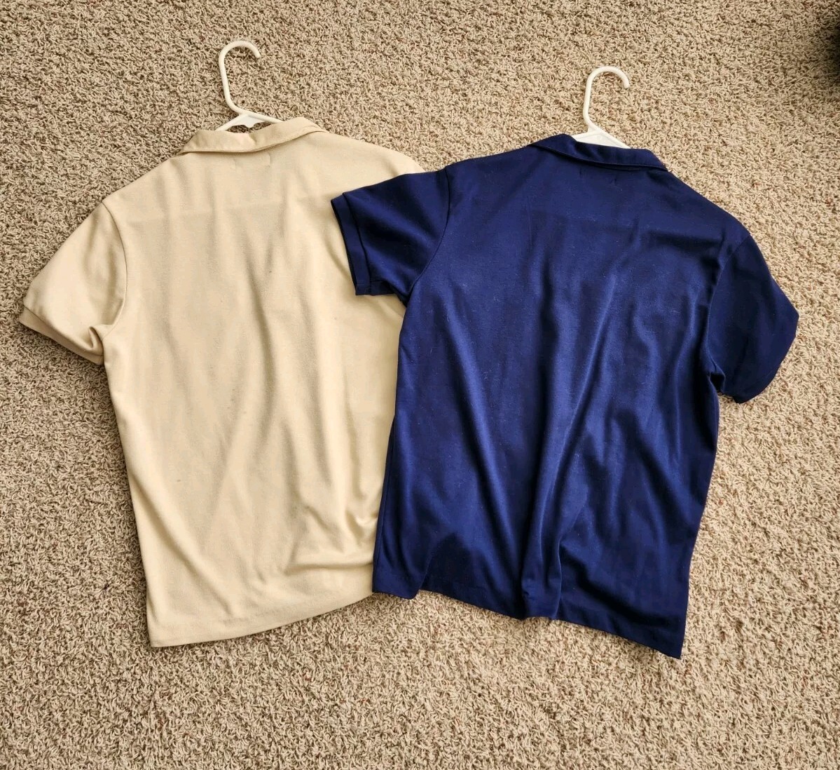 LOT OF 2 - VINTAGE 70s 80s EUROPEAN STYLE BY MAXIM'S POLO SHIRTS