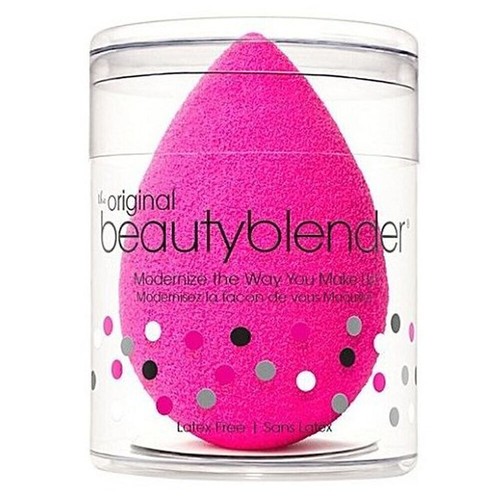 1x Beauty Blending Makeup Sponge Applicator Latex Free Foundation Puff Rose Red