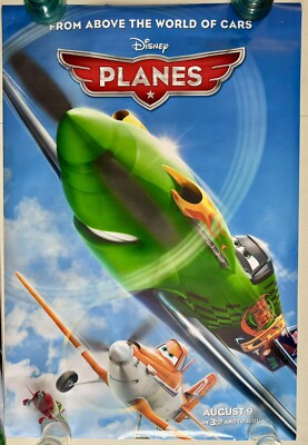   ''Planes'' Original Movie Poster 27x40in (2013) DOUBLE~SIDED Disney CARS RARE