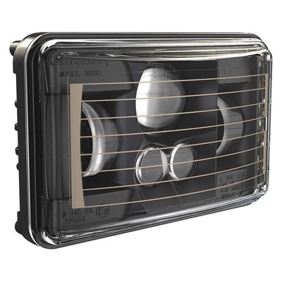 J.W. SPEAKER 8800 Evolution 2 Low Beam Heated Headlight,2830 lm,Rectan 52XE95