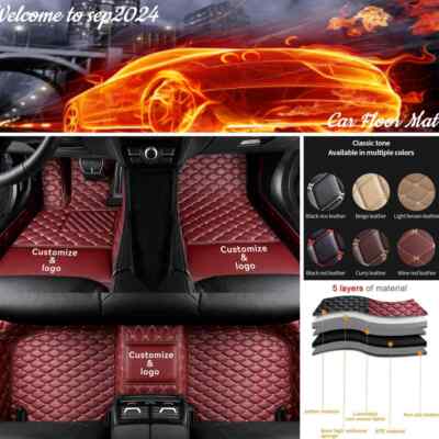 For Chevrolet Monte Carlo 2000-2025 Car Floor Mats Luxury Carpets Front & Rear