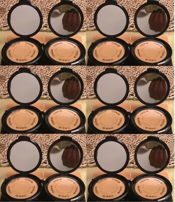 LOT OF 12 BISSU PROFESSIONAL POWDER MAKEUP # 6 NATURAL BEIGE BEAUTY FACE PRESSED
