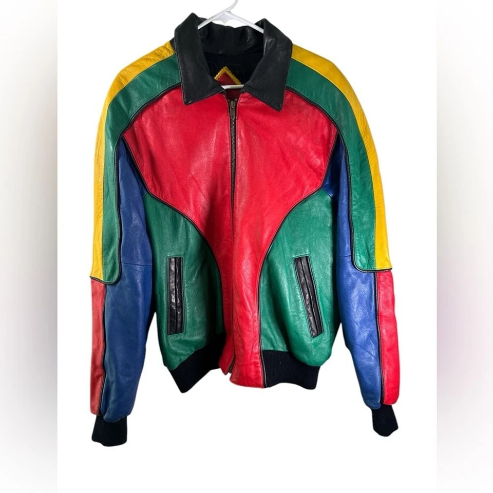 RARE Vintage Michael Hoban North Beach Leather “Hobo” Jacket Size 40 - Image 2 of 4