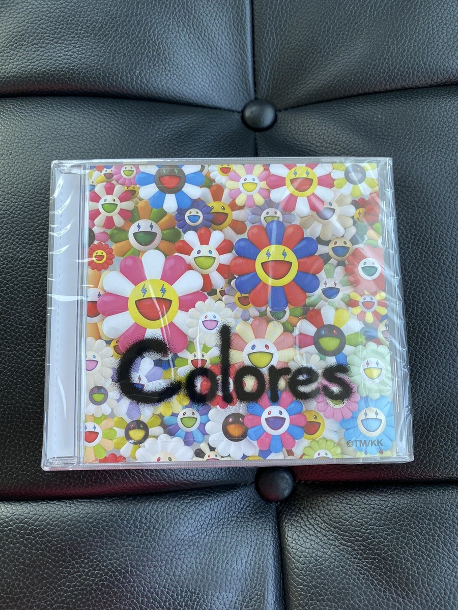 SIGNED Takashi Murakami J Balvin Colores Sealed CD & VINYL SIGNED Takashi Murakami J Balvin Colores Sealed CD & VINYL