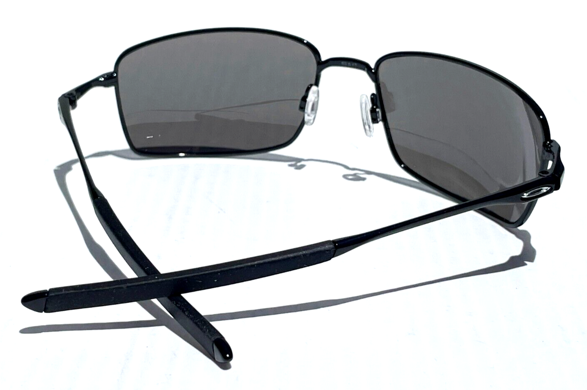 NEW Oakley SQUARE WIRE Shiny Black with Black Iridium Lens