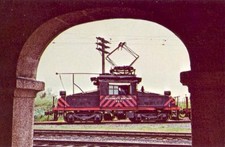 STEEPLE CAB SACRAMENTO NORTHERN 654, UNION PACIFIC STATION, MARYSVILLE, CA 1965