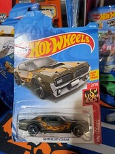 2019 Hot Wheels '68 MERCURY COUGAR-Dark Green-#164 HW Flames 2/10
