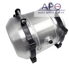 Gas Tank  2 Gallon 8''x10" 1/4 NPT Spun Aluminum Center Fill Fuel Tank W/ Baffle