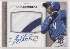 2014 Panini National Treasures Green 3/5 Erisbel Arruebarrena #193 Auto 03hd