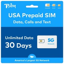 Prepaid USA SIM Card for Travel | Unlimited High Data, Unlimited Local Calls ...
