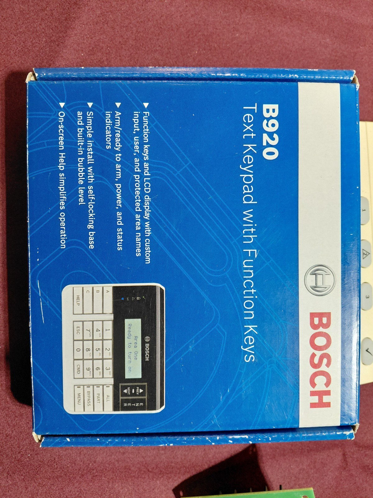 Bosch B920 Alpha Numeric Keypad