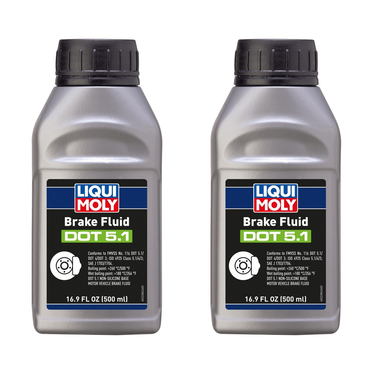 Liqui Moly 1L Brake Fluid DOT 5.1 (2x500ml)