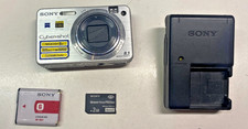 SONY Cyber-Shot DSC-W150 Digital Camera 8.1 MP w/ 2GB Card, Charger, Battery