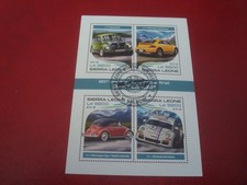SIERRA LEONE - 2018 VOLKSWAGEN CARS - MINISHEET - UNMOUNTED USED MINIATURE SHEET