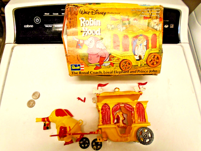 #ad #ad Rare Vtg 1974 Revell Disney Robin Hood The Royal Coach Snap Model H 946 $20.88