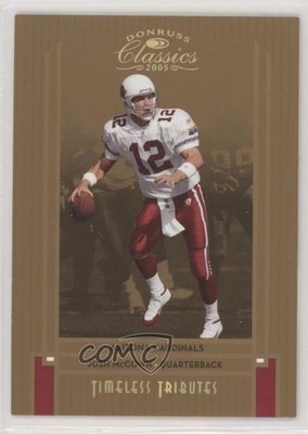 2005 Donruss Classics Timeless Tributes Bronze 25/100 Josh McCown #2 e5r
