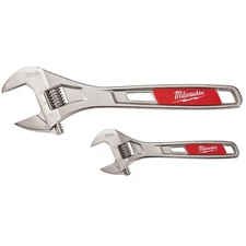 Milwaukee 48-22-7400 6 and 10-Inch Parallel Jaw Adjustable Wrench Set - 2pc