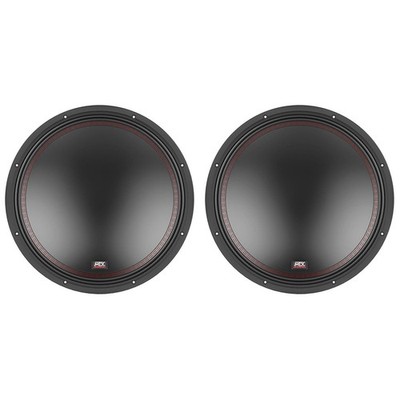 (2) MTX 5515-44 15'' 1600 Watt Peak DVC 4-ohm Car Audio Subwoofers Subs