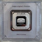 Geiger 50 Gram Silver Square Bar .999 Fine Silver Sealed Assay Made in Germany